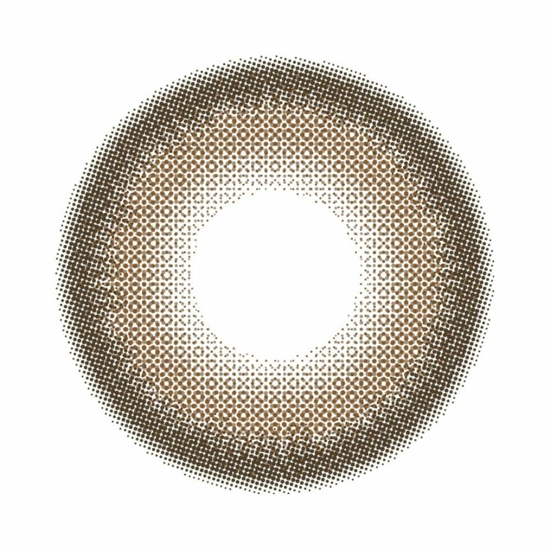 ジェニッシュ (GENISH) カラコン - 緩苺(ゆるめ) [1month] ジェニッシュ ショコラ レンズ画像