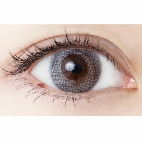 ステップワン(Step1) カラコン [1day] ステップワン アメリカン・グレー 装用画像