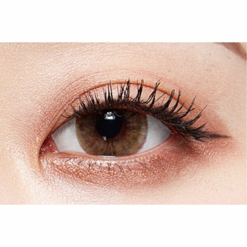  [1month] モピルバイゼル ライトモピルブラウン　装用画像 [1month] モピルバイゼル ライトモピルブラウン