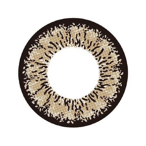 [1day] ドルチェナチュラルグランデザイン ドルチェココナッツブラウン　レンズ画像