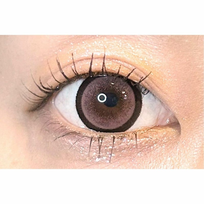 [1day] ドルチェナチュラルグランデザインドルチェローズブラウン　装用画像