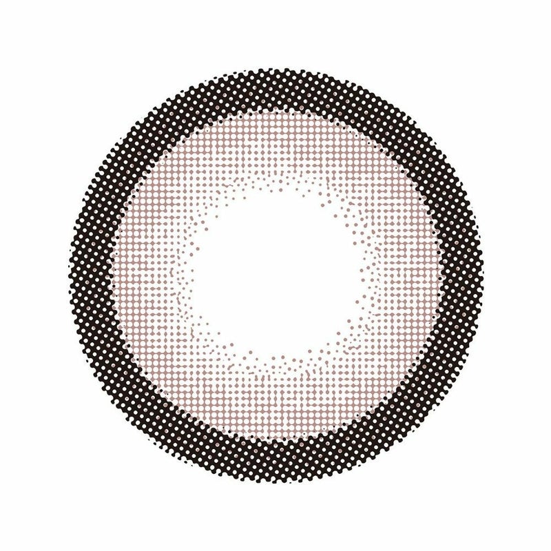 [1day] ドルチェナチュラルグランデザインドルチェローズブラウン　レンズ画像