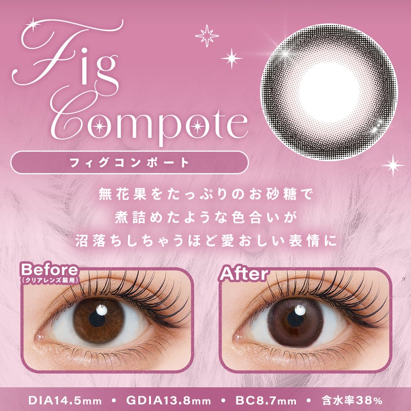  [1day] シャルトン フィグコンポート　裸眼比較
