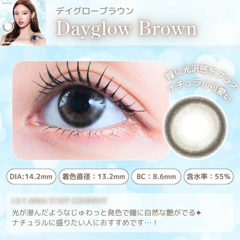 アイスター　デイグローブラウン　レンズスペック