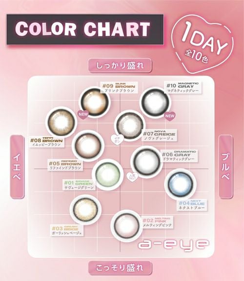 エーアイ　カラーチャート