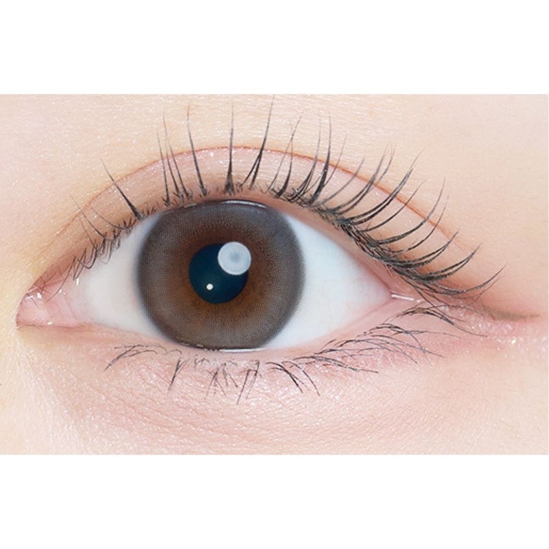 カイカ (Kaica) カラコン [1day] カイカ 雪花グレー　　公式装用画像