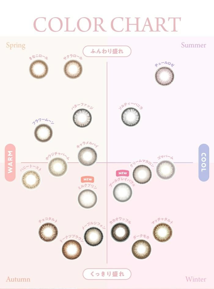 フランミー　カラーチャート