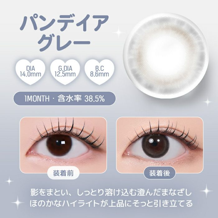 パンデイアグレー　レンズポイント