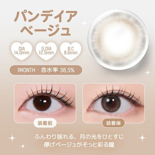 ユース　パンデイアベージュ　レンズポイント