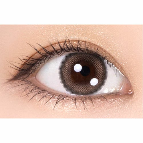 ウィンクゥ　カフェラテローズ　装用画像