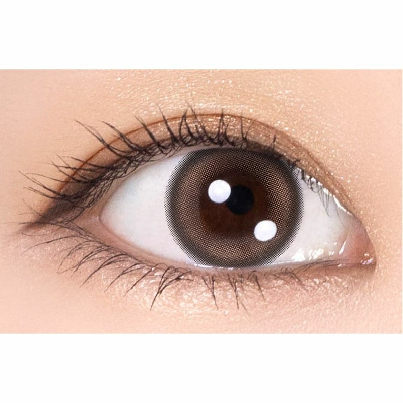 ウィンクゥ　カフェラテローズ　装用画像