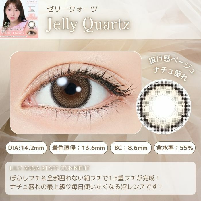 トパーズ　ゼリークォーツ　スタッフコメント