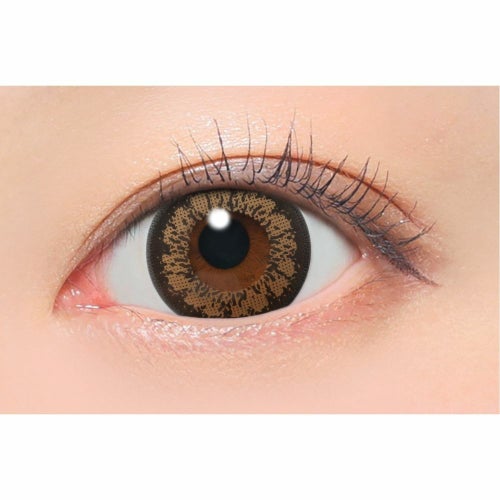 キャンマジ　1day　キングブラウン　装用画像