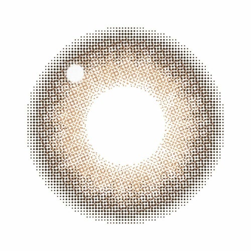 シークレットキャンマジ　1day　ピンクベージュ　レンズ