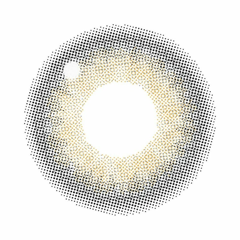  [1day] シークレットキャンディーマジック クリアグレー　レンズ画像