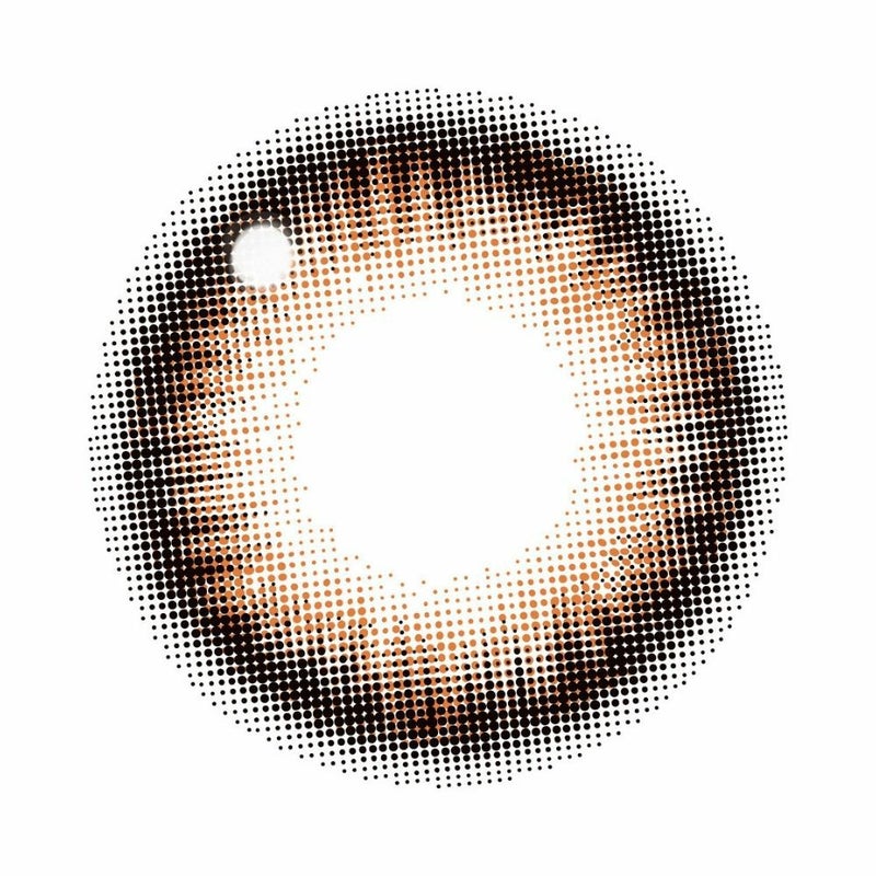  [1day] シークレットキャンディーマジック シマーブラウン　レンズ画像