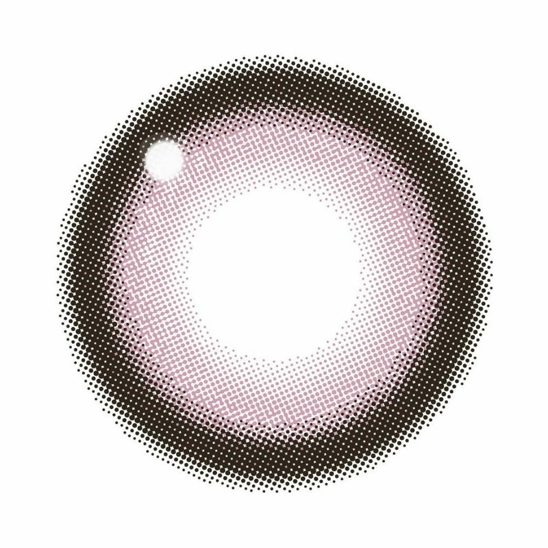  [1day] シークレットキャンディーマジック モモピンク　レンズ画像