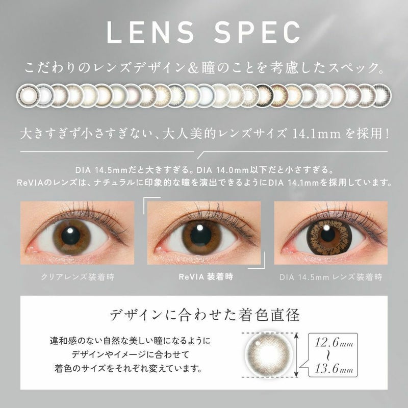  [1day] レヴィア ペールミラージュ　レンズスペック