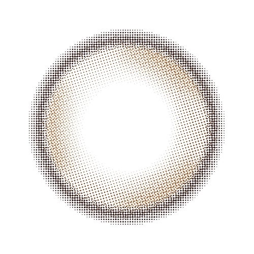 [1day] ハパクリスティン ウォニョン ファーストラブクリスティン ブラウン 　レンズ画像