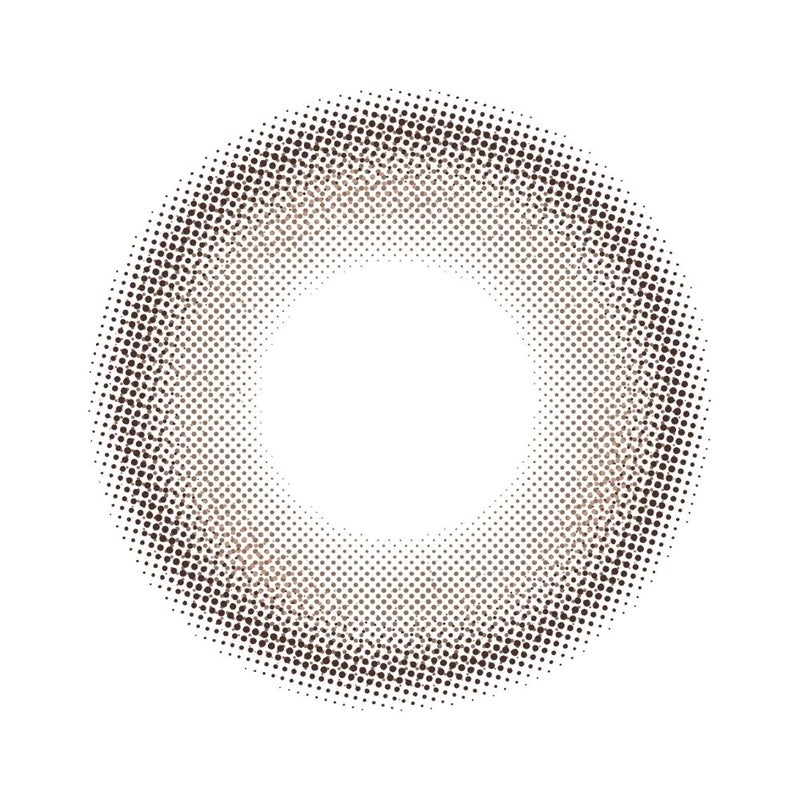 [1day] ハパクリスティン ウォニョン ビーンクリスティン ミディアムブラウン レンズ画像