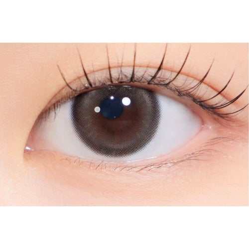 [1day] ハパクリスティン ウォニョン  ビーンクリスティン ショートブラウン 装用画像