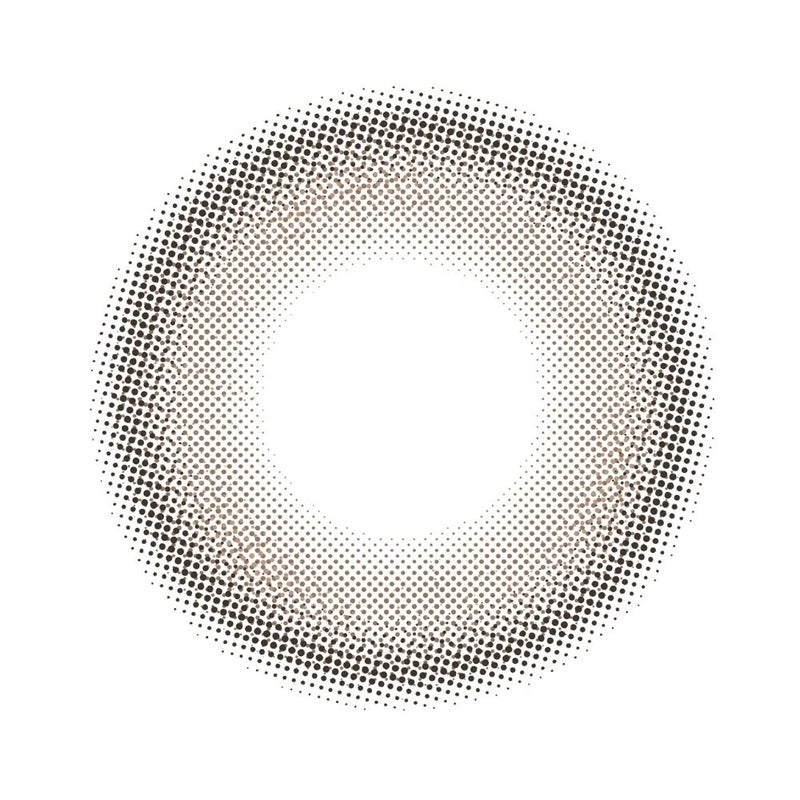 [1day] ハパクリスティン ウォニョン  ビーンクリスティン ショートブラウン　レンズ画像