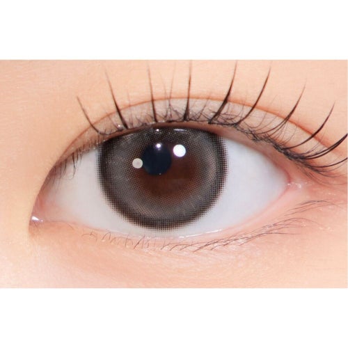  [1day] ハパクリスティン ウォニョン  ビーンクリスティン コールドブラウン　装用画像