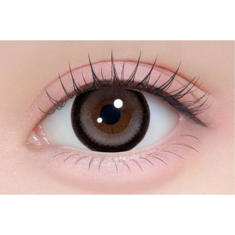 シャプン (Chapun) カラコン - 齊藤なぎさ (なーたん) [1month] シャプン ときとめグレー　装用画像