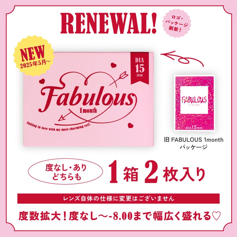 ファビュラス (Fabulous) カラコン - 鈴木愛理  [1month] ファビュラス キングブラウン　パッケージ詳細