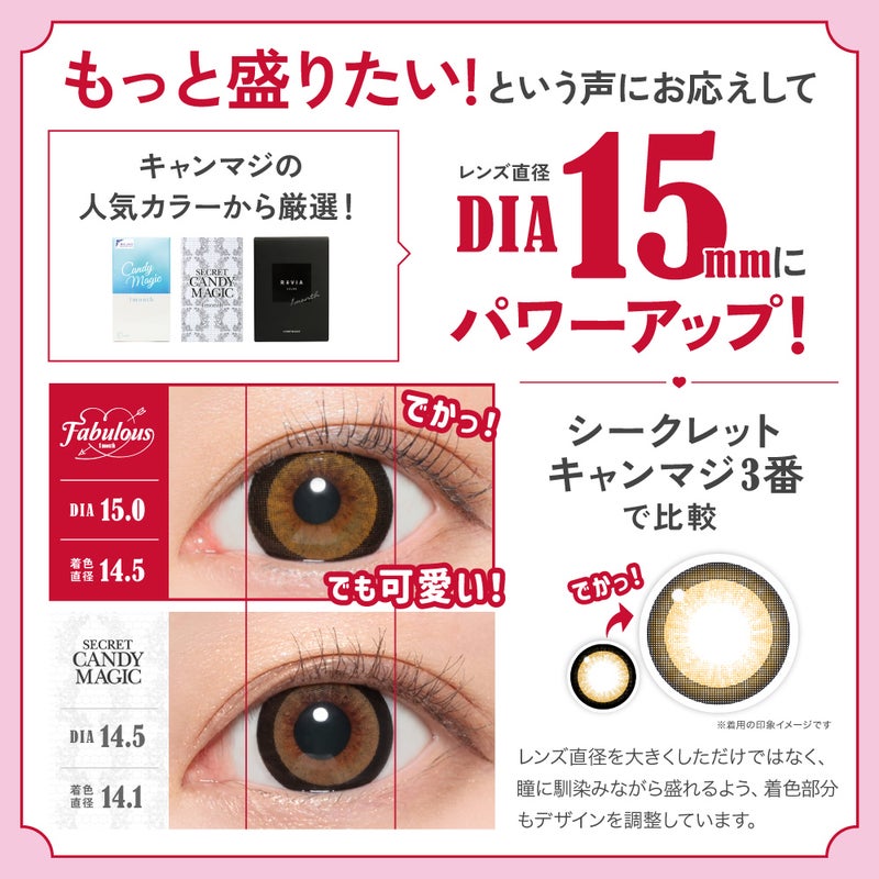 ファビュラス (Fabulous) カラコン - 鈴木愛理  [1month] ファビュラス メログレー　商品詳細