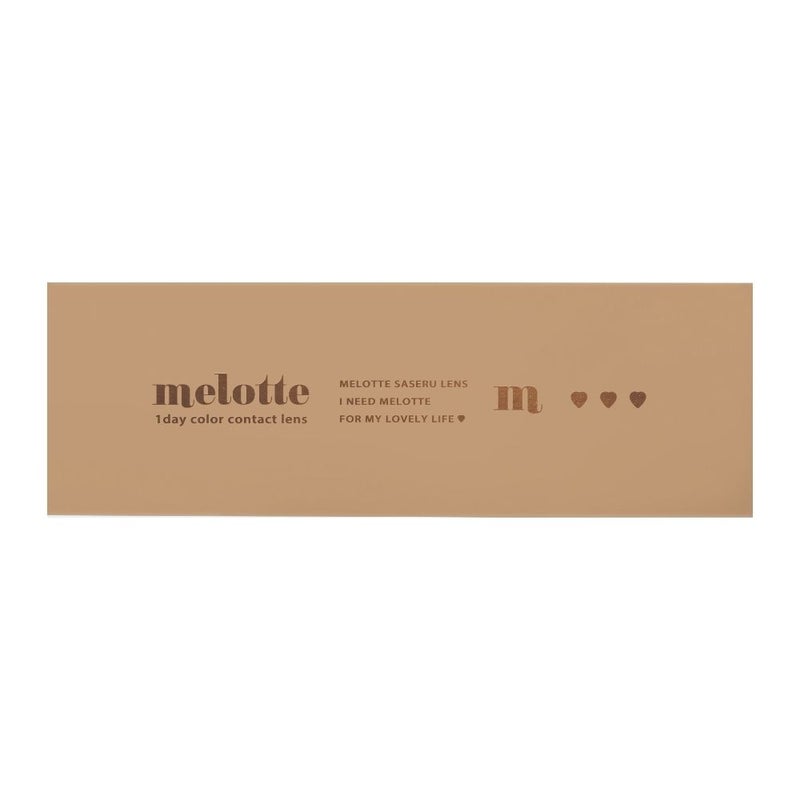 メロット (melotte) カラコン - 吉田朱里(あかりん)  [1day] メロット ピュアプードル　パッケージ
