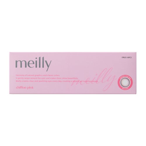 メイリー (meilly) カラコン - 森香澄  [1day] メイリー シフォンピンク　パッケージ