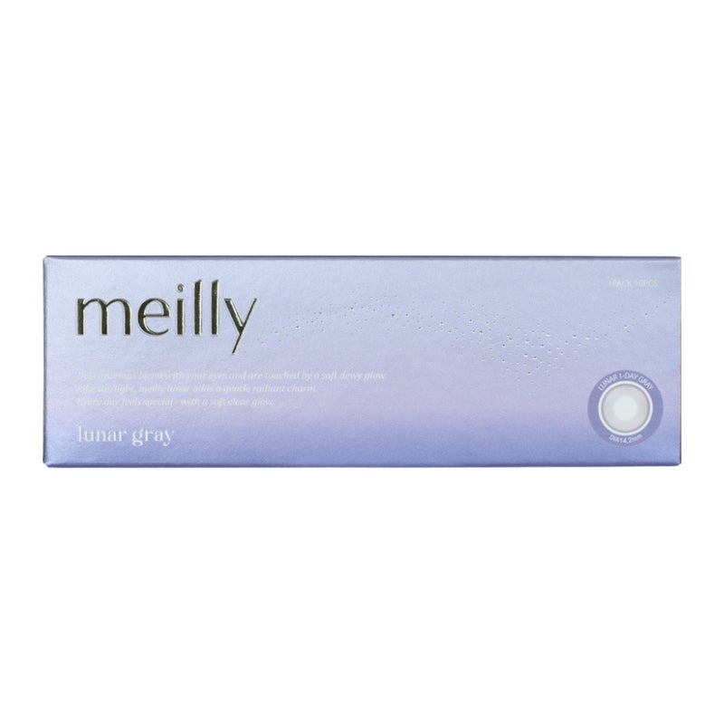 メイリー (meilly) カラコン - 森香澄  [1day] メイリー ルーナーグレー　パッケージ