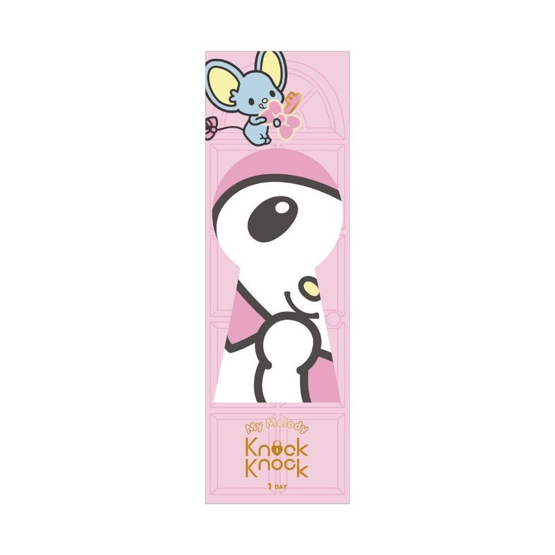 ノックノック (KnockKnock) カラコン - マイメロディ＆クロミ  [1day] ノックノック ちっちゃくもるの　パッケージ