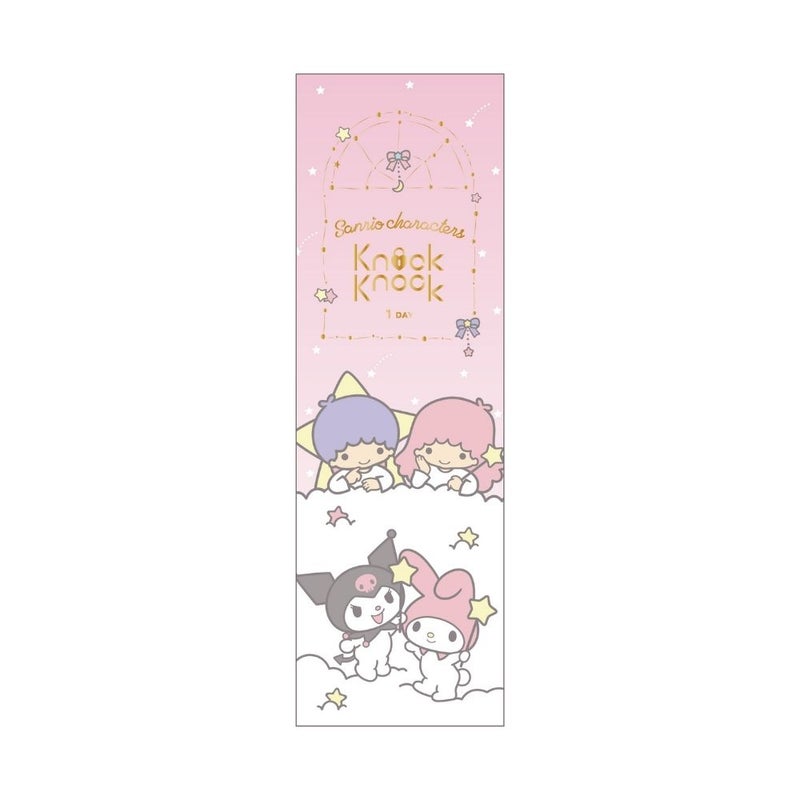 ノックノック (KnockKnock) カラコン - マイメロディ＆クロミ  [1day] ノックノック マジックアワーピンク　パッケージ