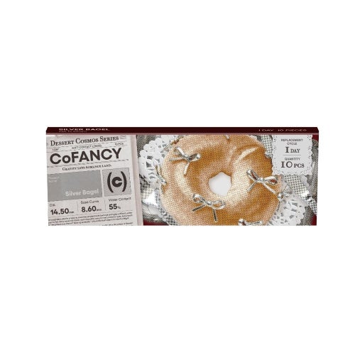 CoFANCY(コファンシー)カラコン  [1day] コファンシー シルバーベーグル　パッケージ
