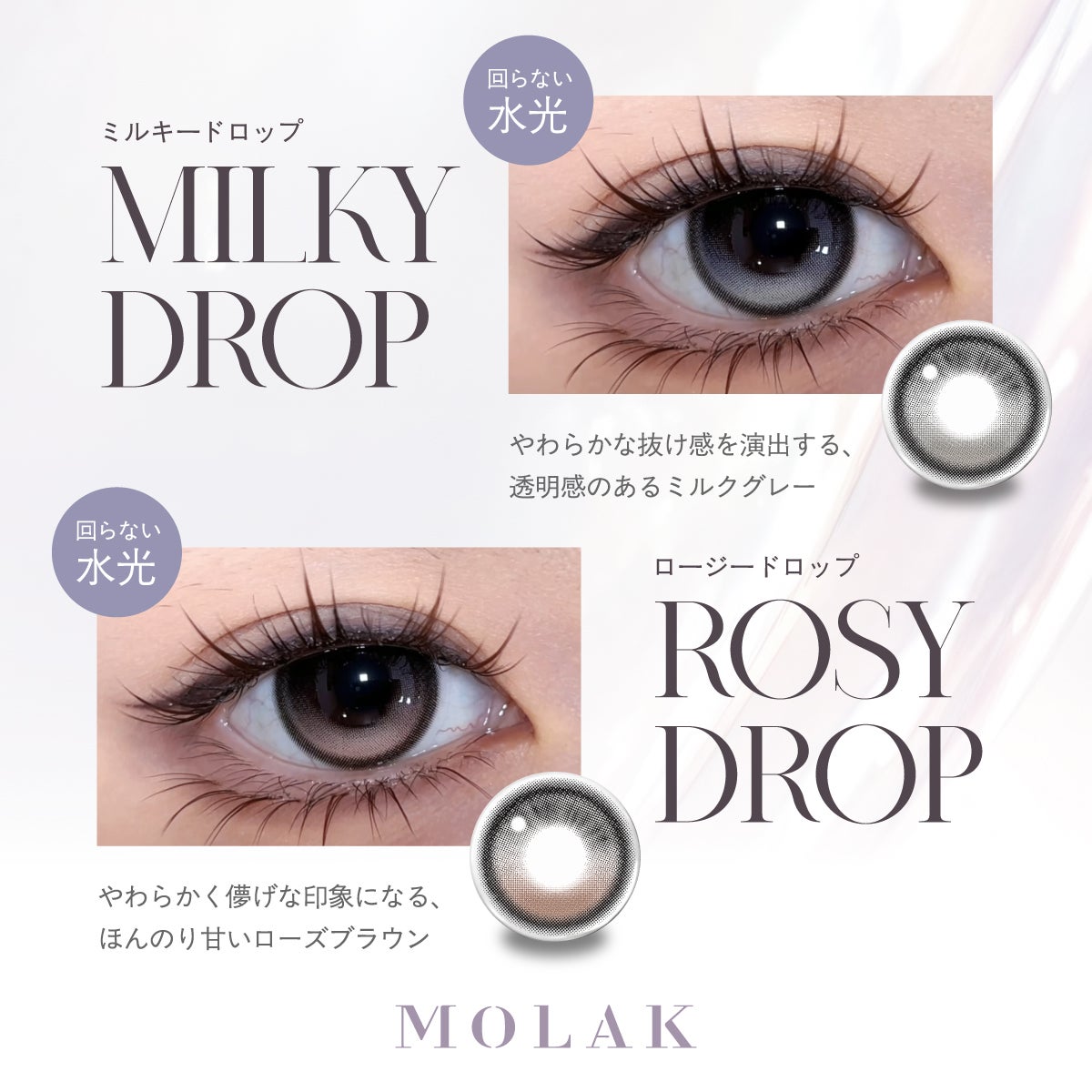 1day] モラク ロージードロップ | カラコン通販（送料無料） LILY ANNA