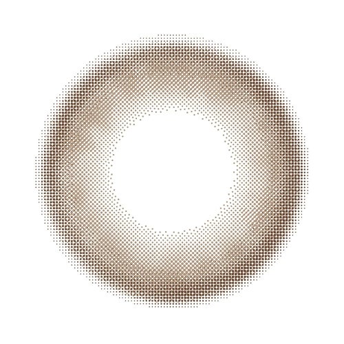 [1day] クルーム サイレンスブラウン　レンズ画像