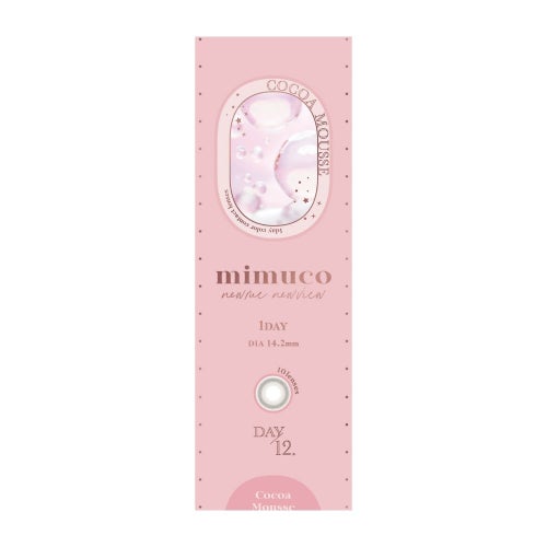 ミムコ(mimuco) カラコン - かわにしみき(みきぽん) ココアムース パッケージ画像