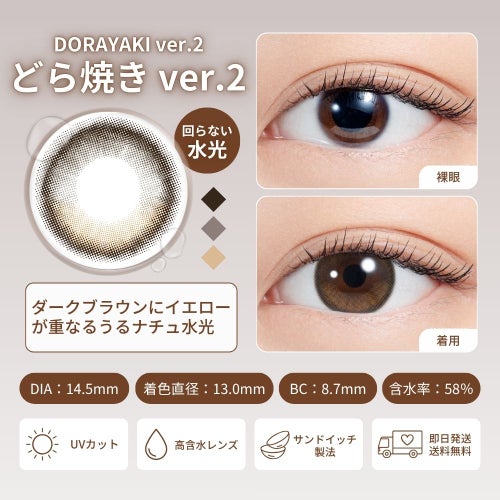 [1day] エヌズコレクション どら焼き ver.2　レンズ詳細