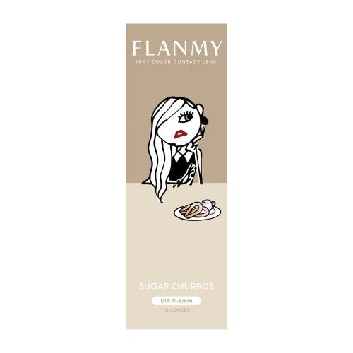 フランミー (FLANMY) カラコン - 佐々木希 シュガーチュロス パッケージ画像