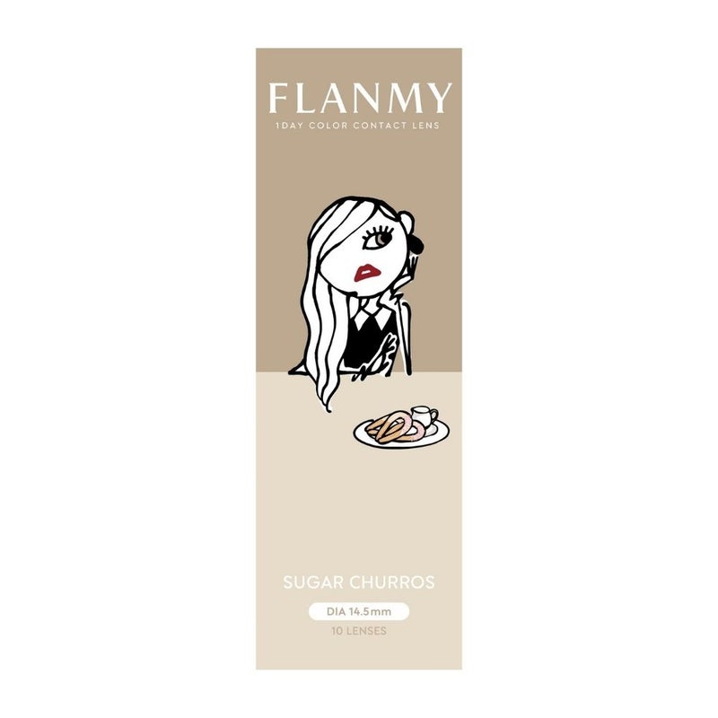 フランミー (FLANMY) カラコン - 佐々木希 シュガーチュロス パッケージ画像