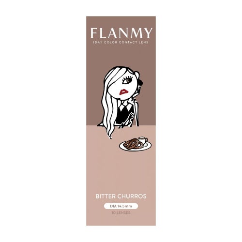 フランミー (FLANMY) カラコン - 佐々木希 ビターチュロス パッケージ画像