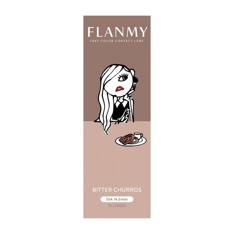 フランミー (FLANMY) カラコン - 佐々木希 ビターチュロス パッケージ画像